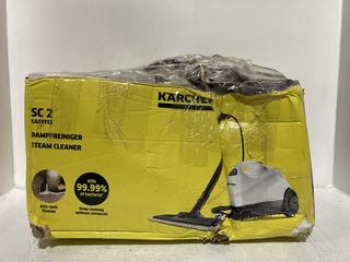 Lot 1125  
            Chesterfield SR47 - Parcel Delivery Only 

                
KARCHER SC 2 EASYFIX STEAM CLEANER. (LOCATION: I20)