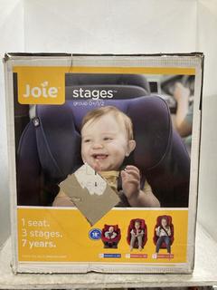 Lot 112  
            Chesterfield SR47 - Parcel Delivery Only 

                
JOIE STAGES 0+/1/2 CAR SEAT (LOCATION: F2)