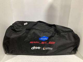 Lot 1144  
            Chesterfield SR47 - Parcel Delivery Only 

                
DRIVE DEVILBISS HEALTHCARE TRAVELITE TRANSPORT CHAIR ORIGINAL RRP £119 (LOCATION:...