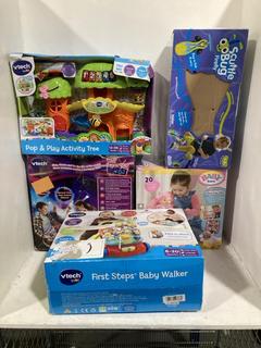 Lot 1148  
            Chesterfield SR47 - Parcel Delivery Only 

                
5 X ASSORTED CHILDRENS TOYS TO INCLUDE VTECH POP AND PLAY ACTIVITY TREE (LOCATION...