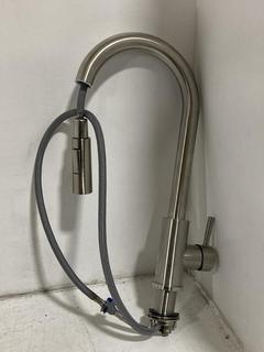 Lot 1175  
            Chesterfield SR47 - Parcel Delivery Only 

                
SUGUWORA BRUSHED NICKEL MIXER TAP (LOCATION: I6)