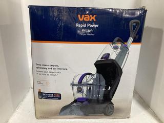 Lot 1188  
            Chesterfield SR47 - Parcel Delivery Only 

                
VAX RAPID POWER REFRESH CARPET WASHER ORIGINAL RRP £200 (LOCATION: I6)