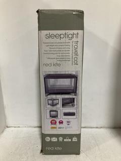 Lot 1191  
            Chesterfield SR47 - Parcel Delivery Only 

                
RED KITE SLEEPTIGHT TRAVEL COT (LOCATION: I6)