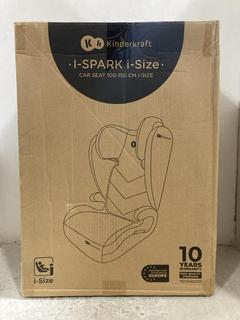 Lot 127  
            Chesterfield SR47 - Parcel Delivery Only 

                
KINDERKRAFT ISPARK ISIZE CAR SEAT (LOCATION: F3)