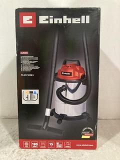 Lot 159  
            Chesterfield SR47 - Parcel Delivery Only 

                
EINHELL WET AND DRY VACUUM CLEANER - MODEL NO. TC-VC 1815S (LOCATION: F4)