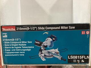 Lot 168  
            Chesterfield SR47 - Parcel Delivery Only 

                
MAKITA SLIDE COMPOUND SAW ORIGINAL RRP £479 (LOCATION: F4)