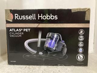 Lot 213  
            Chesterfield SR47 - Parcel Delivery Only 

                
RUSSELL HOBBS ATLAS 2 PET CYLINDER VACUUM CLEANER (LOCATION: F6)