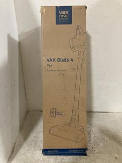 Lot 216  
            Chesterfield SR47 - Parcel Delivery Only 

                
VAX BLADE 4 PET CORDLESS VACUUM CLEANER ORIGINAL RRP £209 (LOCATION: F6)