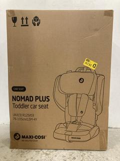 Lot 239  
            Chesterfield SR47 - Parcel Delivery Only 

                
MAXI COSI NOMAD PLUS TODDLER CAR SEAT ORIGINAL RRP £149 (LOCATION: F7)
