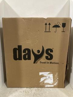 Lot 263  
            Chesterfield SR47 - Parcel Delivery Only 

                
PERFORMANCE HEALTH DAYS WHEELCHAIR ESCAPE LITE ATTENDANT ORIGINAL RRP £142 (LOCAT...