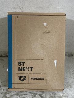 Lot 265  
            Chesterfield SR47 - Parcel Delivery Only 

                
ARENA POWERSKIN ST NEXT OB JR SWIMSUIT IN AQUAMARINE SIZE 28 (LOCATION: F8)