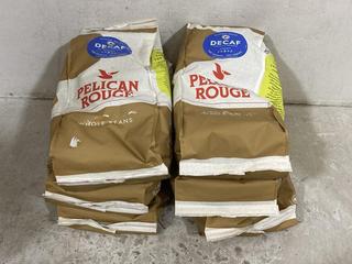 Lot 273  
            Chesterfield SR47 - Parcel Delivery Only 

                
6 X PELICAN ROUGE DECAF INTENSITY 3 WHOLE BEANS 1KG - BB 19/9/26 (LOCATION: F8)