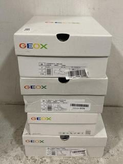 Lot 290  
            Chesterfield SR47 - Parcel Delivery Only 

                
4 X ASSORTED GEOX CHILDRENS FOOTWEAR TO INCLUDE J FEDERICO D SHOES IN BLACK SIZE ...