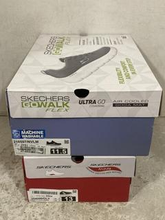 Lot 292  
            Chesterfield SR47 - Parcel Delivery Only 

                
SKECHERS MENS GO WALK FLEX IN NAVY SIZE 10.5 TO INCLUDE SKECHERS MENS ARCH FIT LE...