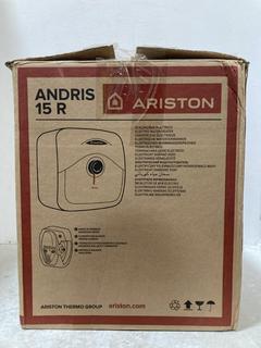 Lot 331  
            Chesterfield SR47 - Parcel Delivery Only 

                
ARISTON ANDRIS 15R UNDERSINK ELECTRIC WATER HEATER ORIGINAL RRP £160 (LOCATION: F9)