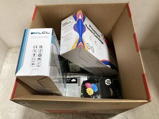 Lot 352  
            Chesterfield SR47 - Parcel Delivery Only 

                
10 X ASSORTED TONER/INK CARTRIDGES TO INCLUDE EPSON 603 MULTIPACK (LOCATION: F10)