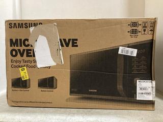 Lot 368  
            Chesterfield SR47 - Parcel Delivery Only 

                
SAMSUNG 23L 800W MICROWAVE OVEN ORIGINAL RRP £120 - MODEL NO. MS23K3513AK (LOCATI...