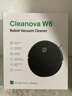 Lot 384  
            Chesterfield SR47 - Parcel Delivery Only 

                
CLEANOVA W6 ROBOT VACUUM CLEANER (LOCATION: F11)