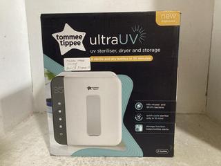 Lot 402  
            Chesterfield SR47 - Parcel Delivery Only 

                
TOMMEE TIPPEE UV STERILISER ORIGINAL RRP £149 (LOCATION: F11)