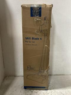 Lot 452  
            Chesterfield SR47 - Parcel Delivery Only 

                
VAX BLADE 4 PET & CAR CORDLESS VACUUM CLEANER. (LOCATION: G2)