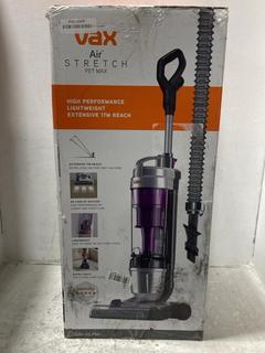 Lot 459  
            Chesterfield SR47 - Parcel Delivery Only 

                
VAX AIR STRETCH PET MAX CORDED UPRIGHT VACUUM CLEANER. (LOCATION: G2)