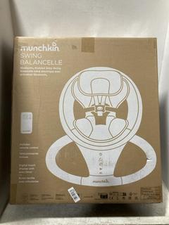 Lot 468  
            Chesterfield SR47 - Parcel Delivery Only 

                
MUNCHKIN SWING BALANCELLE. (LOCATION: G2)