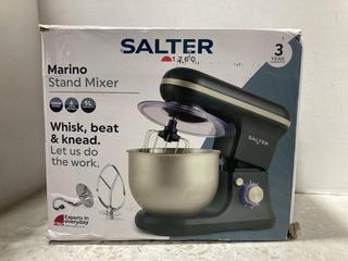 Lot 472  
            Chesterfield SR47 - Parcel Delivery Only 

                
SALTER MARINO STAND MIXER. (LOCATION: G2)