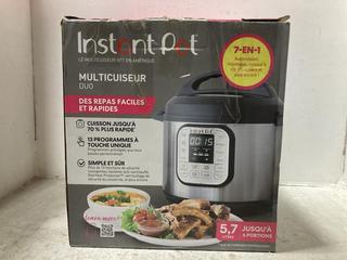 Lot 473  
            Chesterfield SR47 - Parcel Delivery Only 

                
INSTANT POT MULTI USE PRESSURE COOKER. (LOCATION: G2)
