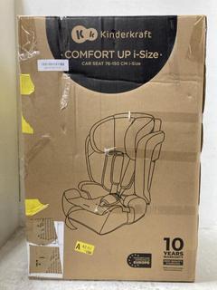 Lot 474  
            Chesterfield SR47 - Parcel Delivery Only 

                
KINDERKRAFT COMFORT UP I-SIZE CAR SEAT 76-150CM. (LOCATION: G2)