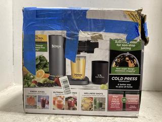 Lot 480  
            Chesterfield SR47 - Parcel Delivery Only 

                
NINJA COLD PRESS JUICER ORIGINAL RRP £127. (LOCATION: G3)