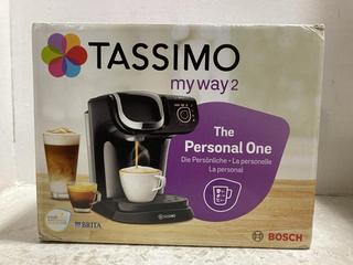 Lot 484  
            Chesterfield SR47 - Parcel Delivery Only 

                
BOSCH TASSIMO MYWAY2 COFFEE MACHINE. (LOCATION: G3)