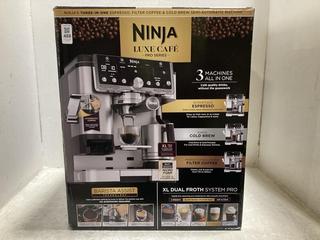 Lot 488  
            Chesterfield SR47 - Parcel Delivery Only 

                
NINJA LUXE CAFE PRO SERIES ESPRESSO COFFEE MACHINE ORIGINAL RRP £699. (LOCATION: G3)
