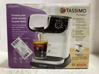 Lot 491  
            Chesterfield SR47 - Parcel Delivery Only 

                
BOSCH TASSIMO MYWAY2 COFFEE MACHINE. (LOCATION: G3)