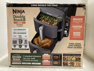 Lot 494  
            Chesterfield SR47 - Parcel Delivery Only 

                
NINJA DOUBLE STACK XL 2-DRAWER AIR FRYER ORIGINAL RRP £199. (LOCATION: G3)