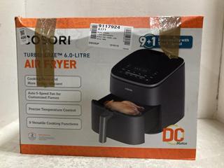 Lot 496  
            Chesterfield SR47 - Parcel Delivery Only 

                
COSORI 6L TURBOBLAZE AIR FRYER TO INCLUDE TOWER DUAL ZONE AIR FRYER. (LOCATION: G3)