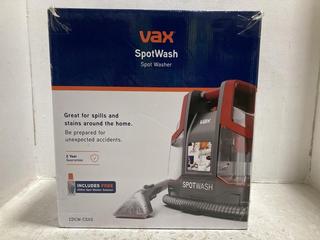 Lot 497  
            Chesterfield SR47 - Parcel Delivery Only 

                
VAX SPOTWASH SPOT WASHER. (LOCATION: G3)