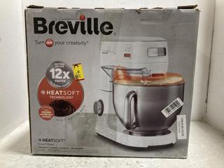Lot 501  
            Chesterfield SR47 - Parcel Delivery Only 

                
BREVILLE HEATSOFT STAND MIXER ORIGINAL RRP £135. (LOCATION: G3)