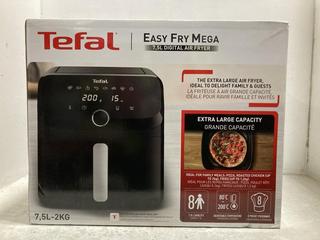 Lot 502  
            Chesterfield SR47 - Parcel Delivery Only 

                
TEFAL EASY FRY MEGA 7.5L AIR FRYER. (LOCATION: G3)