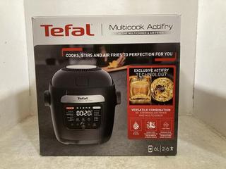 Lot 509  
            Chesterfield SR47 - Parcel Delivery Only 

                
TEFAL MULTICOOK ACTIFRY ACTIVE MULTICOOKER AND AIR FRYER. (LOCATION: G4)