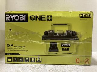 Lot 528  
            Chesterfield SR47 - Parcel Delivery Only 

                
RYOBI ONE+ 18V WET & DRY VAC. (LOCATION: G5)