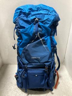 Lot 532  
            Chesterfield SR47 - Parcel Delivery Only 

                
OSPREY ATMOS LT 65 BACKPACK IN BLUE. (LOCATION: G5)