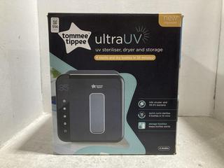 Lot 556  
            Chesterfield SR47 - Parcel Delivery Only 

                
TOMMEE TIPPEE ULTRAUV UV STERILISER DRYER AND STORAGE. (LOCATION: G6)