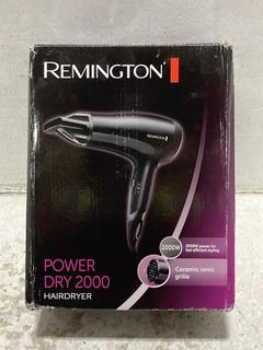 Lot 593  
            Chesterfield SR47 - Parcel Delivery Only 

                
REMINGTON POWER DRY 2000 HAIR DRYER (LOCATION: G7)