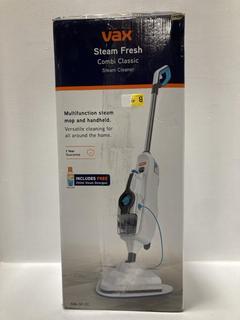 Lot 605  
            Chesterfield SR47 - Parcel Delivery Only 

                
VAX STEAMFRESH COMBI CLASSIC STEAM CLEANER (LOCATION: G7)