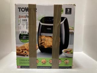 Lot 612  
            Chesterfield SR47 - Parcel Delivery Only 

                
TOWER XPRESS PRO 5 IN 1 AIR FRYER OVEN ORIGINAL RRP £118 (LOCATION: G7)