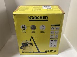 Lot 619  
            Chesterfield SR47 - Parcel Delivery Only 

                
KARCHER WD2 PLUS WET AND DRY VACUUM CLEANER (LOCATION: G8)