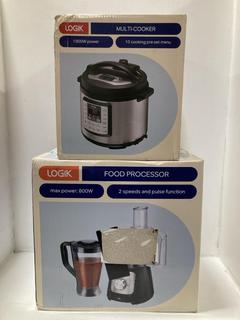 Lot 662  
            Chesterfield SR47 - Parcel Delivery Only 

                
LOGIK MULTI-COOKER TO INCLUDE LOGIK FOOD PROCESSOR (LOCATION: G10)