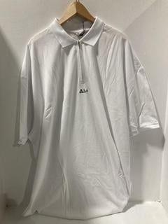 Lot 738  
            Chesterfield SR47 - Parcel Delivery Only 

                
RANDOM IDENTITIES OVERSIZED CUT POLO IN WHITE SIZE L ORIGINAL RRP £205. (LOCATION...