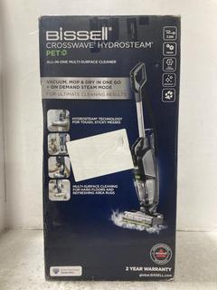 Lot 73  
            Chesterfield SR47 - Parcel Delivery Only 

                
BISSELL CROSSWAVE HYDROSTEAM PET ALL IN ONE MULTI SURFACE CLEANER ORIGINAL RRP £3...