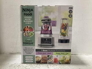 Lot 78  
            Chesterfield SR47 - Parcel Delivery Only 

                
NINJA FOODI 2 IN 1 POWER NUTRI BLENDER ORIGINAL RRP £150 (LOCATION: F1)